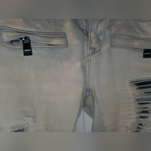 PARASUCO Denim Legend_Sana fit mid waist super skinny light wash ripped jeans - Picture 2 of 5